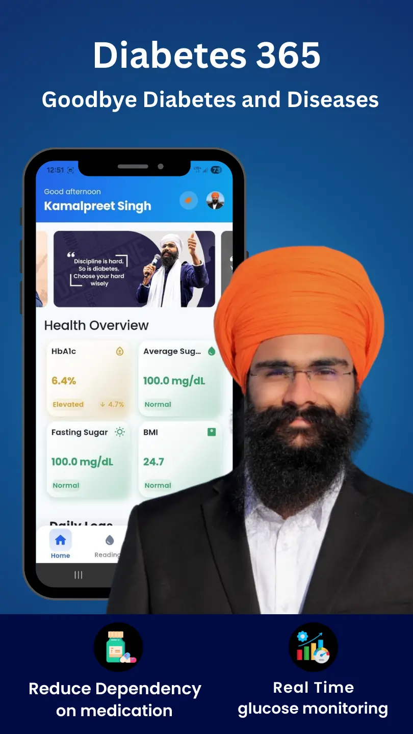 Diabetes365 App Screenshot